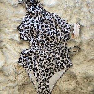 Women’s size small cut-out one piece swim suit